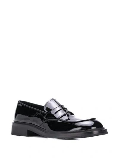 Shop Prada Slip-on Loafers In Black