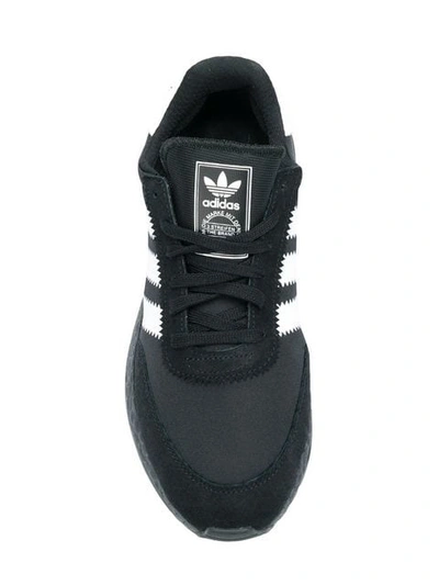 Adidas Originals Iniki Runner Stretch-mesh And Suede Trainers In Black