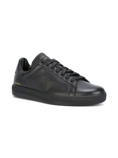 Shop Tom Ford Warwick Sneakers In Black