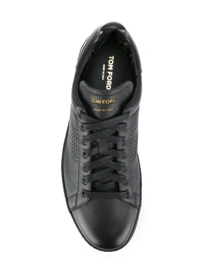 Shop Tom Ford Warwick Sneakers In Black