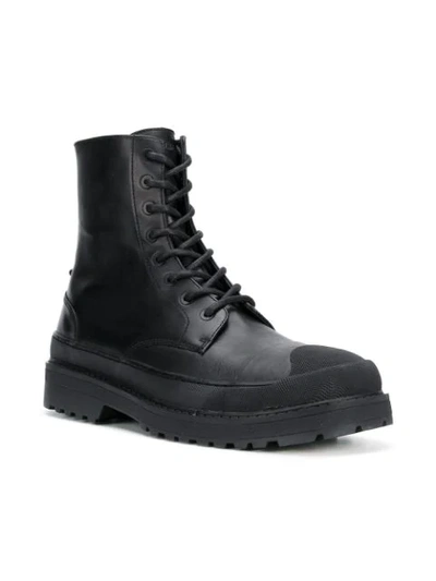 Shop Neil Barrett Military Boots In Black