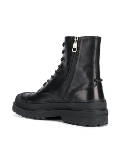 Shop Neil Barrett Military Boots In Black