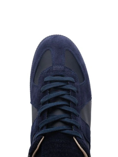 Shop Maison Margiela 'replica' Sneakers In Blue