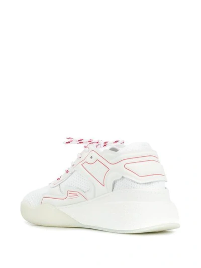 Shop Stella Mccartney Loop Sneakers In White