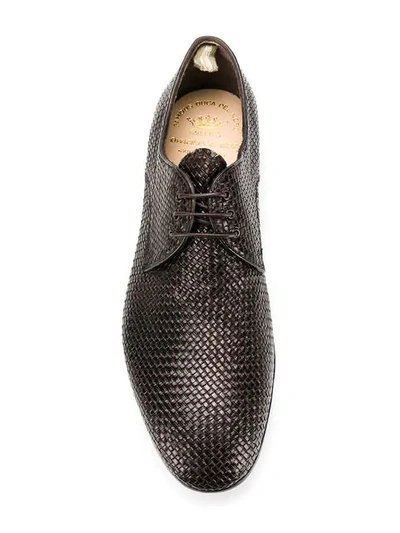 Shop Officine Creative Revien Derby Shoes In Brown