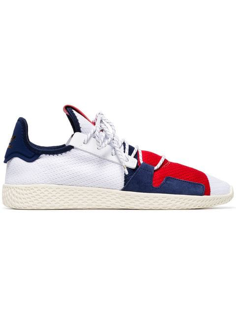 Adidas Originals Adidas By Pharrell Williams Tennis Hu Bbc Trainers In Red  | ModeSens