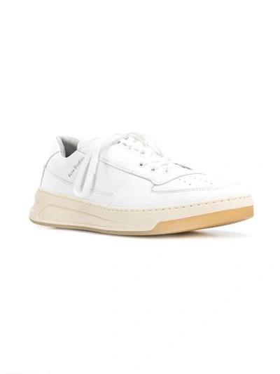 Shop Acne Studios Perey Lace Up Sneakers In White