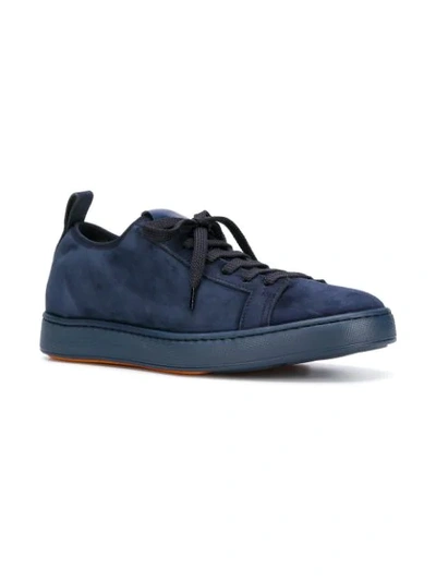Shop Santoni Klassische Sneakers In Blue