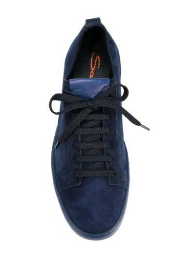 Shop Santoni Klassische Sneakers In Blue