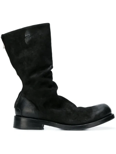 Shop The Last Conspiracy Rear Zipped Ankle Boots In Black
