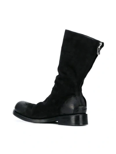 Shop The Last Conspiracy Rear Zipped Ankle Boots In Black