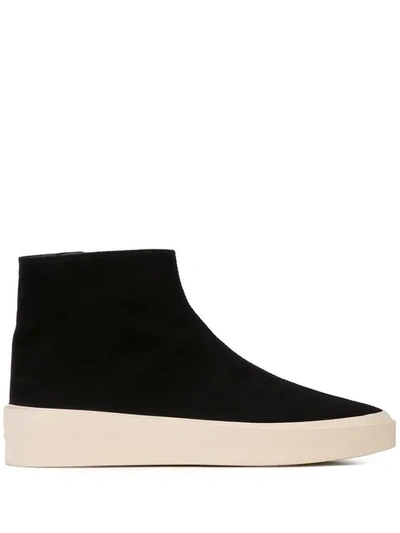 Shop Fear Of God Hi-top Trainers In Black