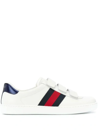 GUCCI WEB SNEAKERS - 白色