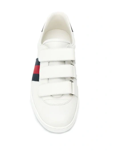GUCCI WEB SNEAKERS - 白色
