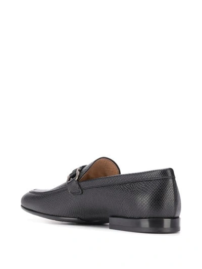 Shop Ferragamo Gancio Loafers In Black