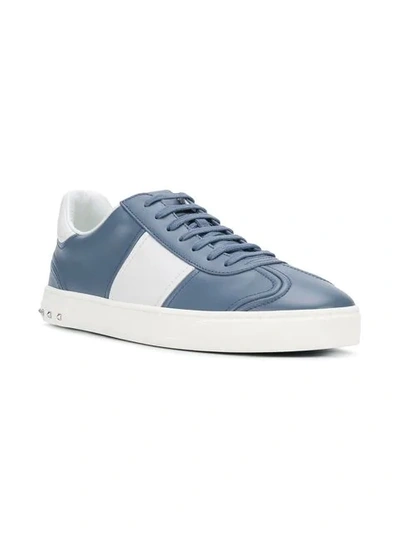 Shop Valentino Flycrew Sneakers In Grey
