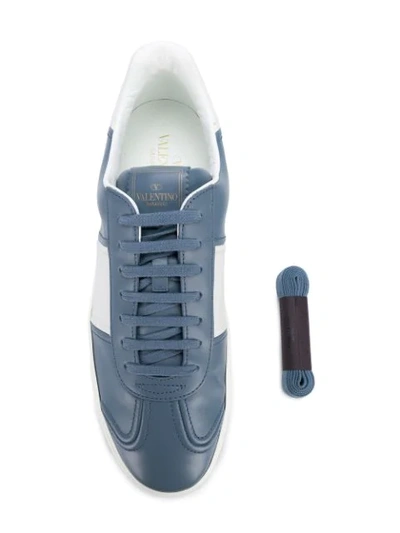 Shop Valentino Flycrew Sneakers In Grey