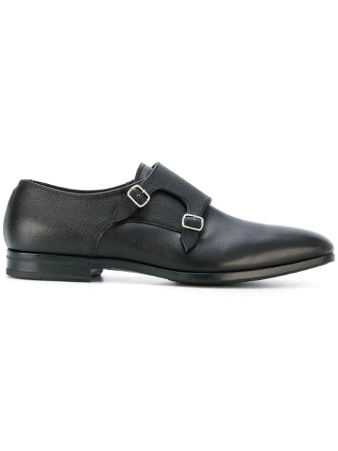 Fabi Monk Strap Shoes In Black | ModeSens