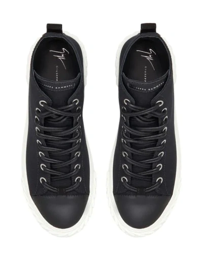 Shop Giuseppe Zanotti Blabber Sneakers In Black