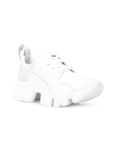 Shop Givenchy Chunky Sole Sneakers In White