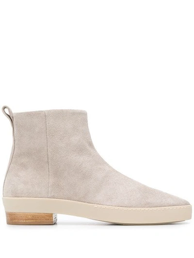 Shop Fear Of God Ankle Boots In Grey