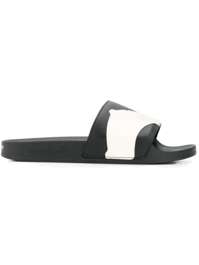 Shop Y-3 Adilette Slides - Black