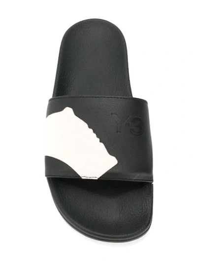 Shop Y-3 Adilette Slides - Black