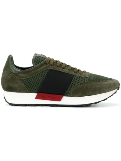 Shop Moncler Horace Sneakers In Green