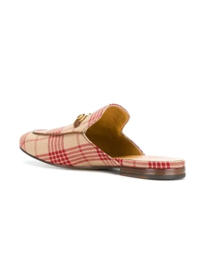 Shop Gucci Princetown Slippers In Neutrals