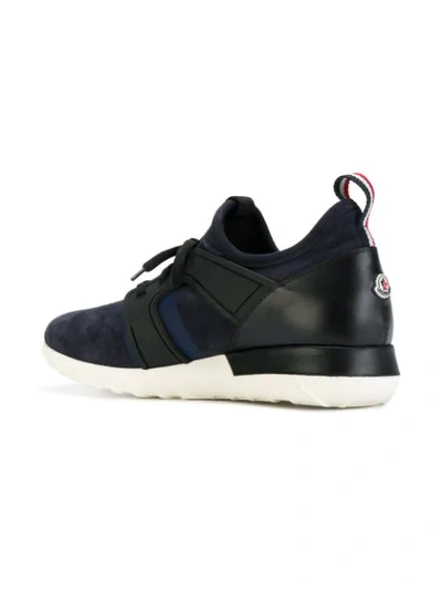 Shop Moncler Emilien Sneakers In Blue