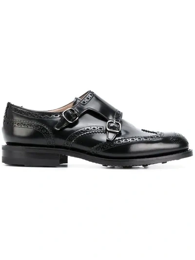 Shop Church's Classic Monk Shoes In Black