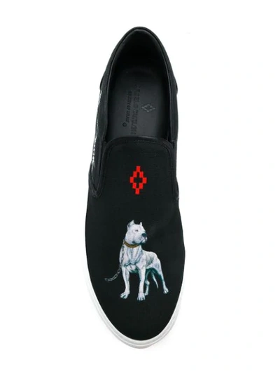 Shop Marcelo Burlon County Of Milan Dogo Slip-on Sneakers - Black