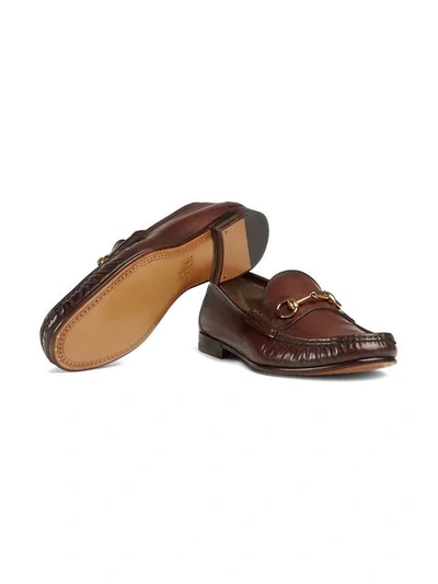 Shop Gucci 1953 Horsebit Loafer In Brown