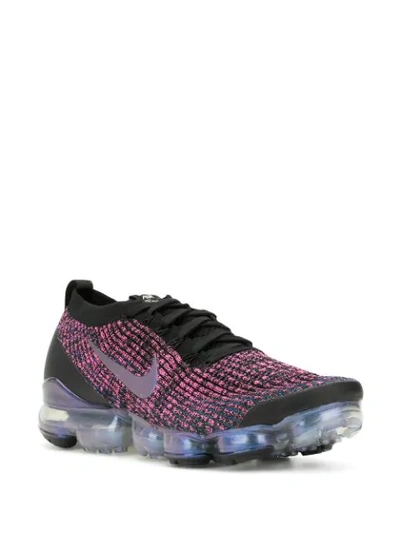 Shop Nike Air Vapormax Flyknit 3 Sneakers In Black