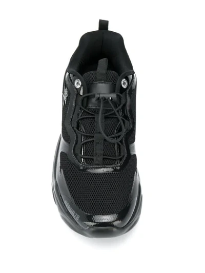 Shop Plein Sport Colour-block Sneakers In Black