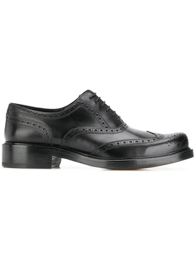 Shop Dsquared2 Chunky Sole Brogues In Black