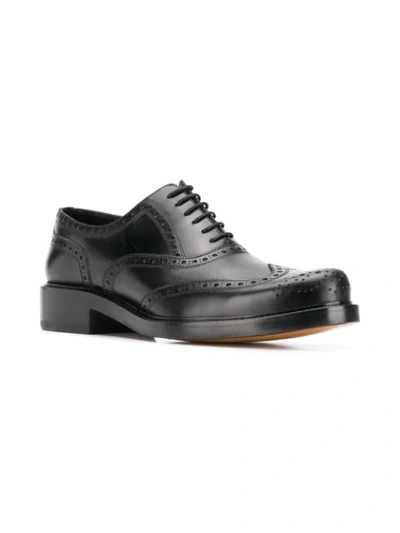 Shop Dsquared2 Chunky Sole Brogues In Black