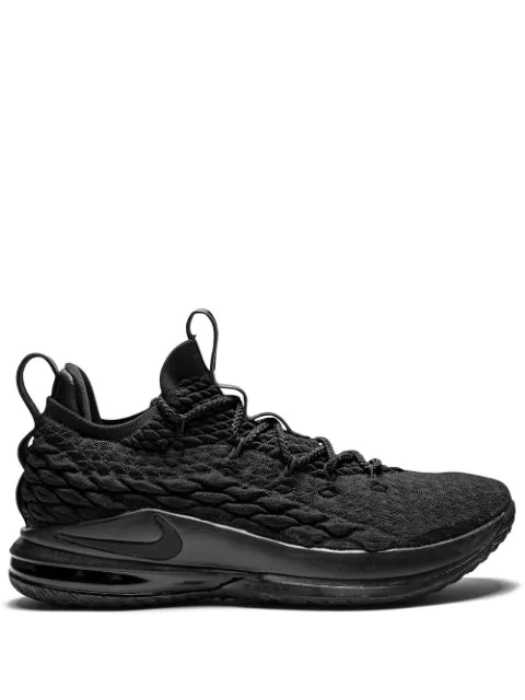 lebron 15 low black and white