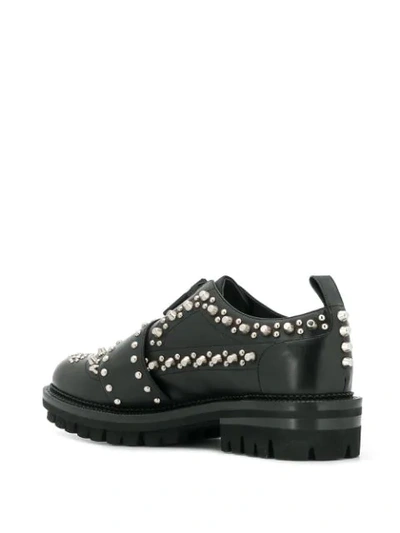 Shop Dsquared2 Klobige Schuhe Mit Nieten In Black
