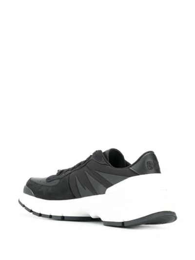 NEIL BARRETT TIGER BOLT运动鞋 - 黑色