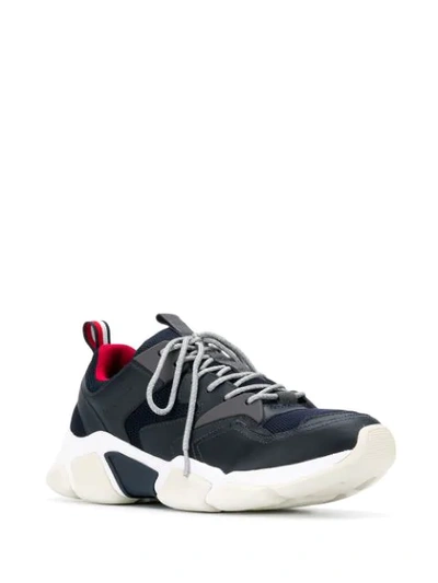 Shop Tommy Hilfiger Runner Sneakers In Blue