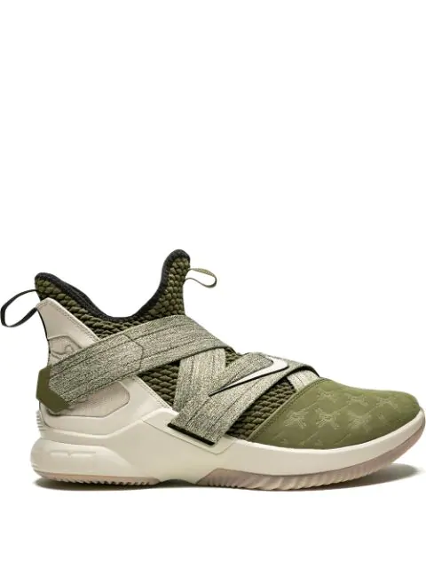 lebron soldier 12 green and white