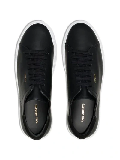 Shop Axel Arigato Clean 90 Low-top Sneakers In Black