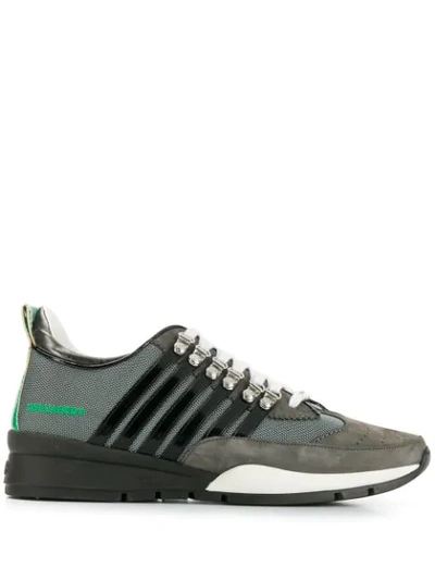 Shop Dsquared2 251 Low-top Sneakers In Grey