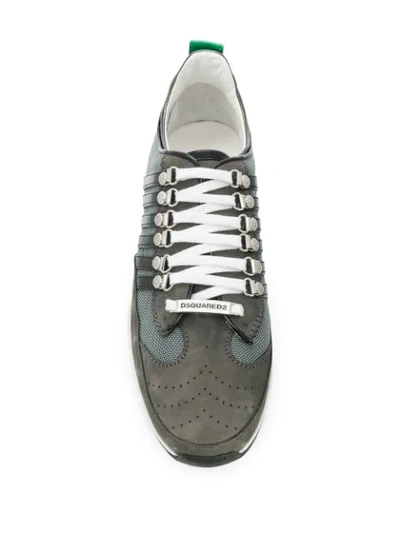 Shop Dsquared2 251 Low-top Sneakers In Grey