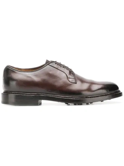 Shop Officine Creative Stanford Derby Shoes In Brown