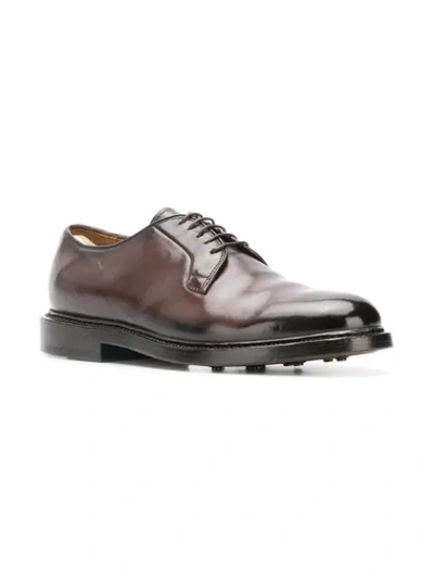 Shop Officine Creative Stanford Derby Shoes In Brown