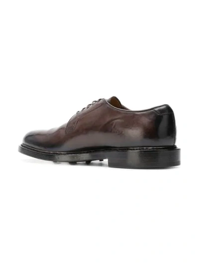 Shop Officine Creative Stanford Derby Shoes In Brown