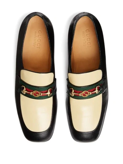 Shop Gucci Horsebit-detail Loafers In Black