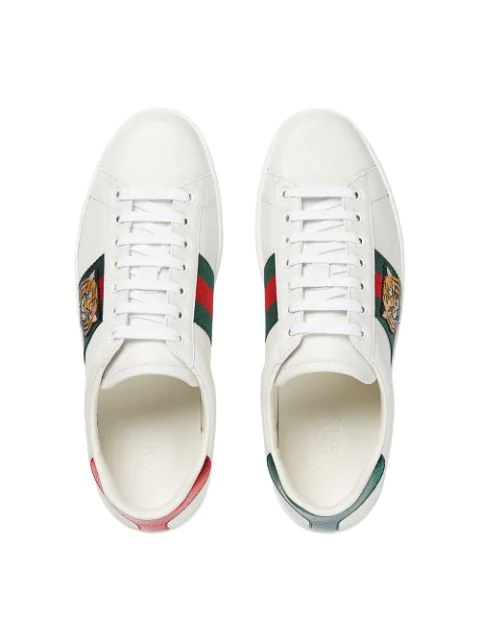 gucci ace tiger trainers
